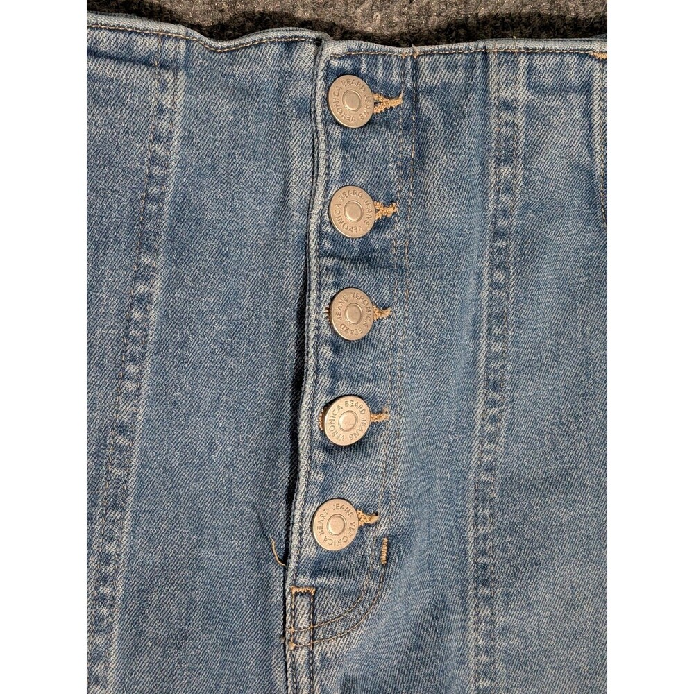 Veronica Beard Jeans Womens 29x26 Crosbie Wide Crop Denim Blue - Picture 8 of 9